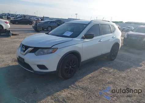 2016 Nissan Rogue Sv из США, поврежденный, VIN KNMAT2MT5GP632103